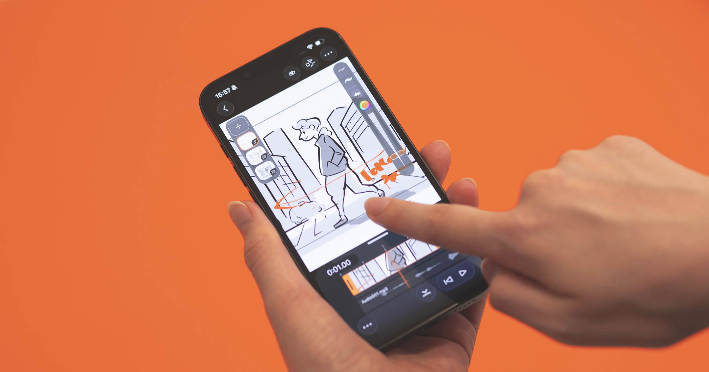 絵コンテアプリ「DROMI」がiPhoneに対応！手のひらサイズで絵コンテ制作がさらに身近に